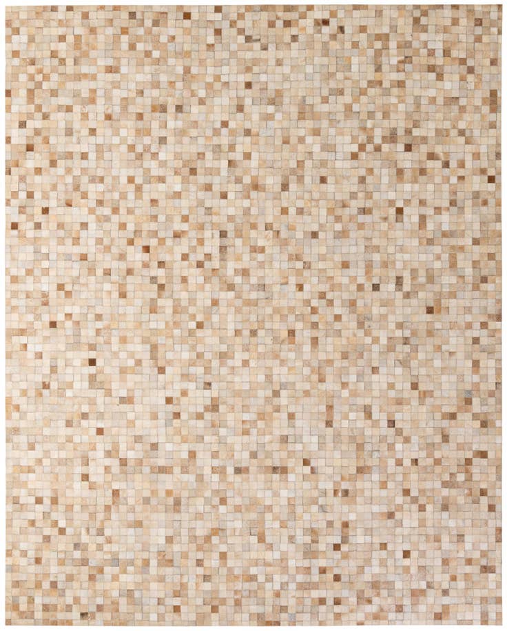 Detail image of 8' 1 x 10' Cowhide - Patchwork Rug