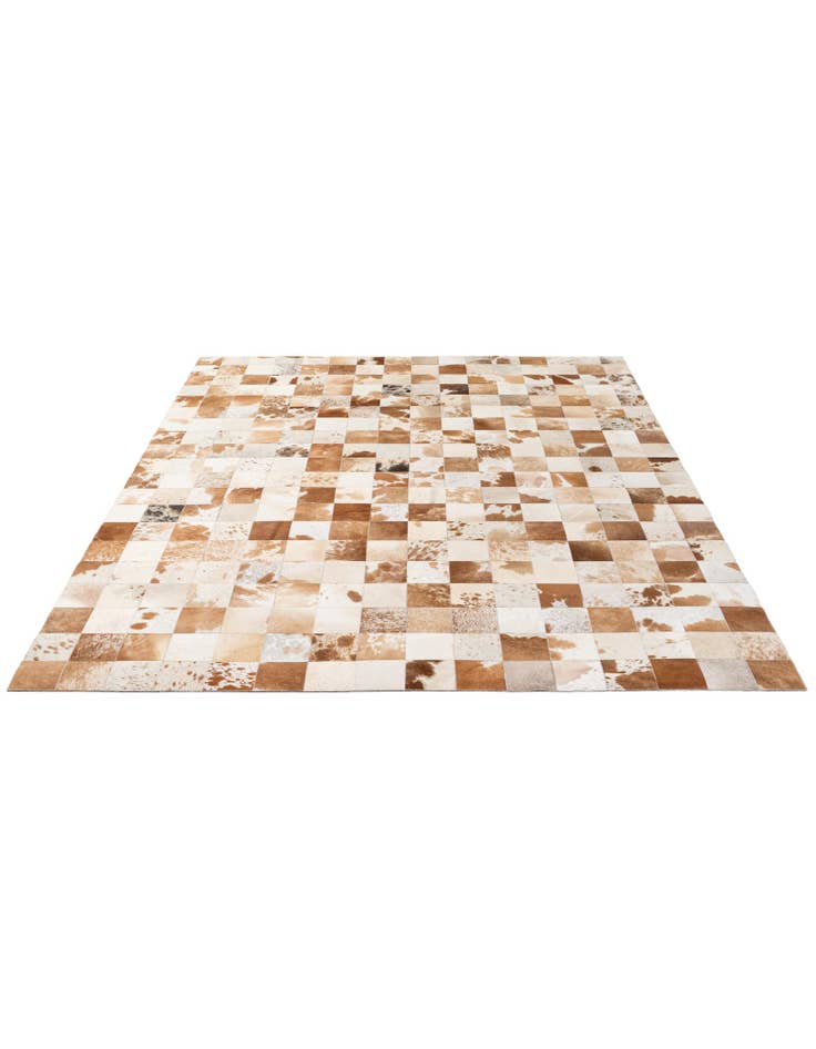 Detail image of 8' 1 x 10' Cowhide - Patchwork Rug