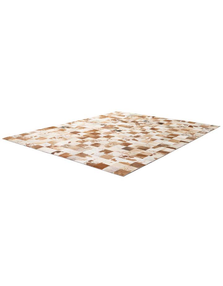 8' 1 x 10' Cowhide - Patchwork Rug