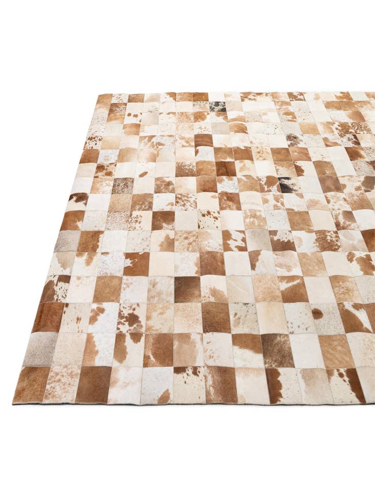 Detail image of 8' 1 x 10' Cowhide - Patchwork Rug