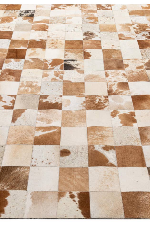 Detail image of 8' 1 x 10' Cowhide - Patchwork Rug