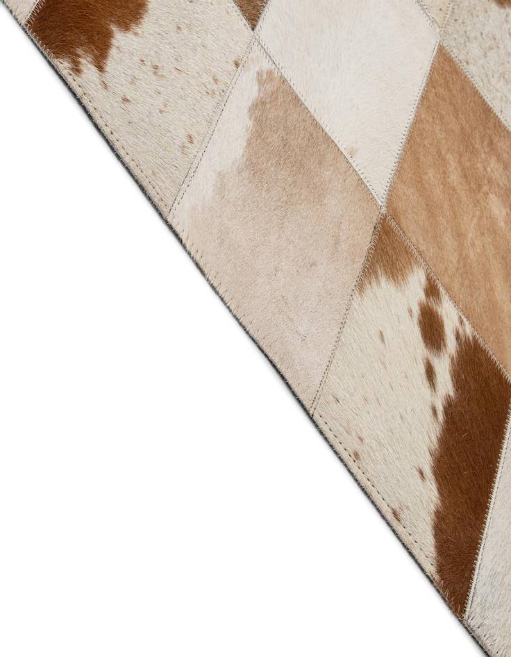 Detail image of 8' 1 x 10' Cowhide - Patchwork Rug
