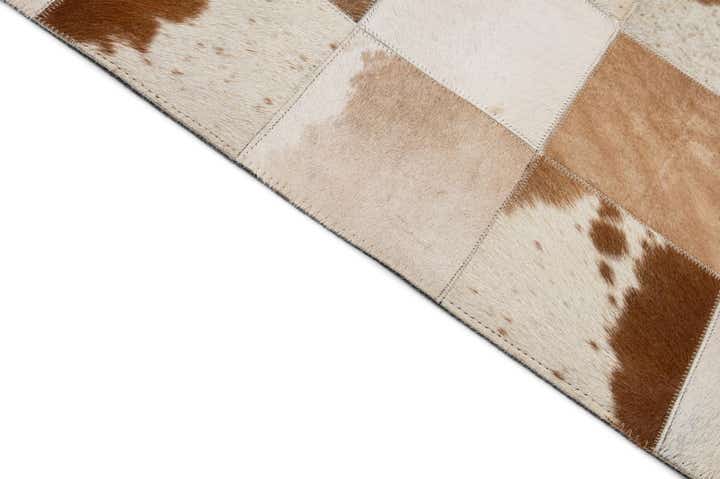 8' 1 x 10' Cowhide - Patchwork Rug