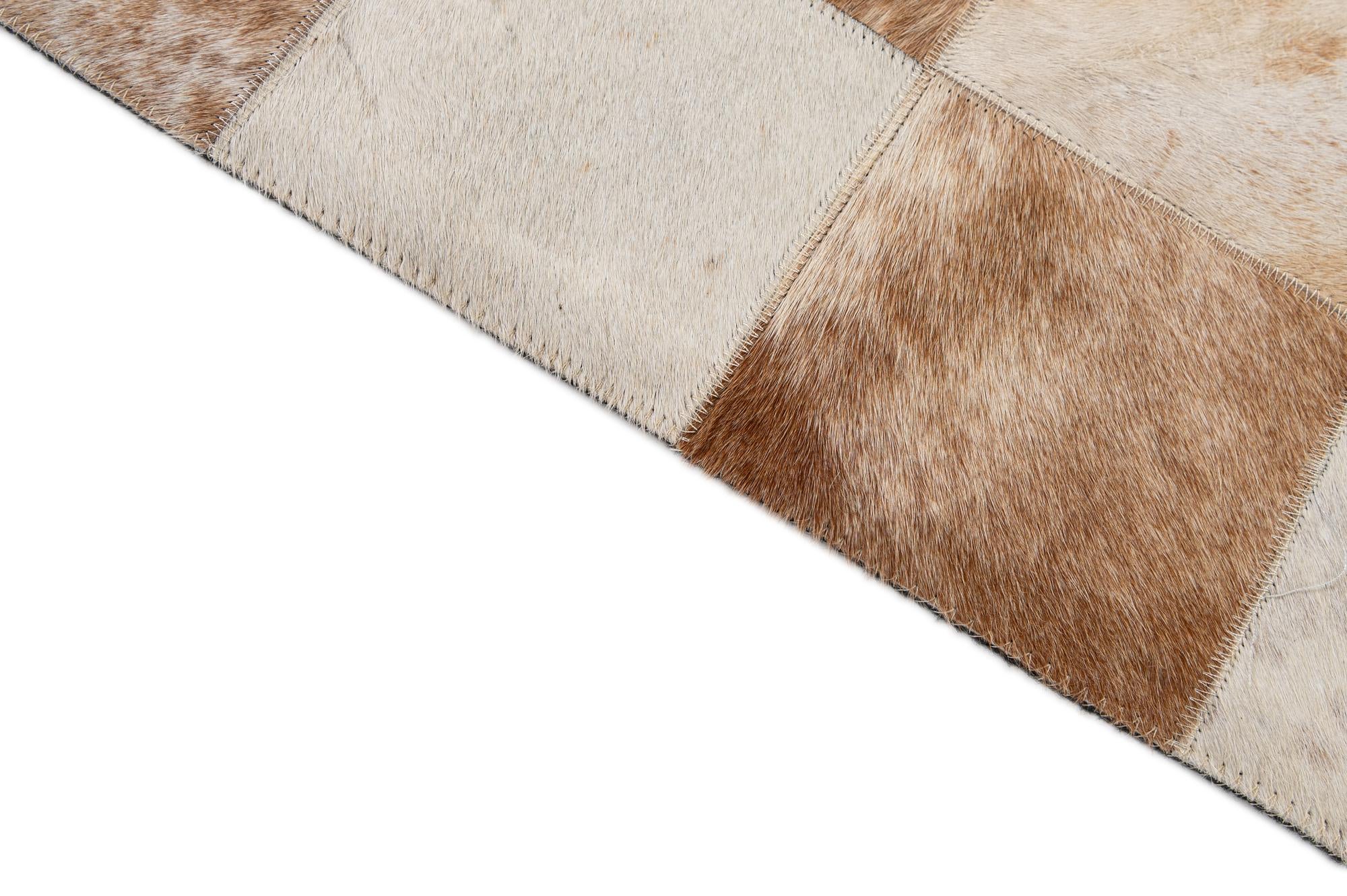8' 1 x 9' 11 Cowhide - Patchwork Rug