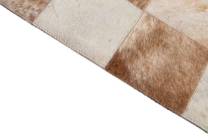 8' 1 x 9' 11 Cowhide - Patchwork Rug