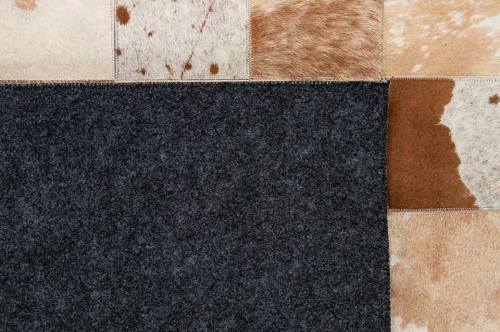 8' 1 x 9' 11 Cowhide - Patchwork Rug