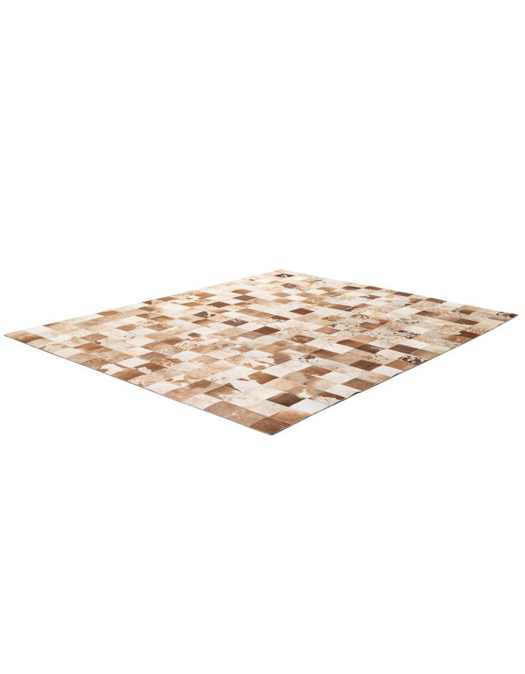 Detail image of 7' 11 x 9' 11 Cowhide - Patchwork Rug