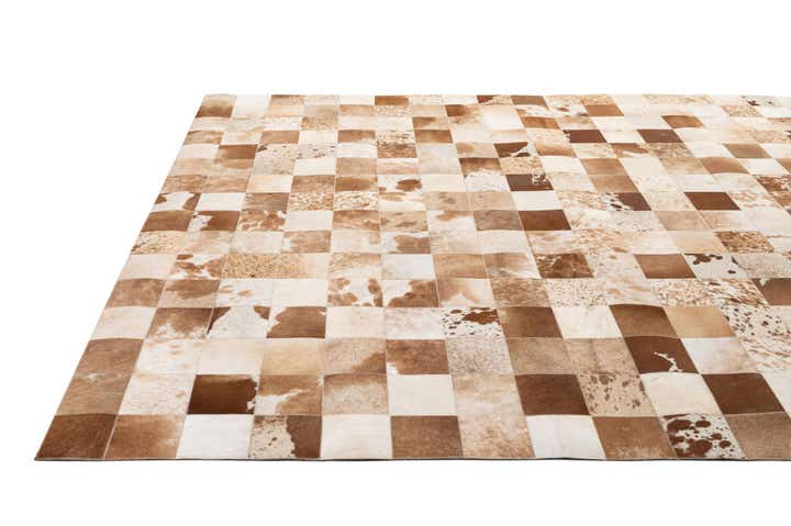 7' 11 x 9' 11 Cowhide - Patchwork Rug