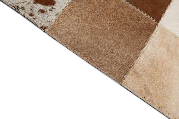 7' 11 x 9' 11 Cowhide - Patchwork Rug