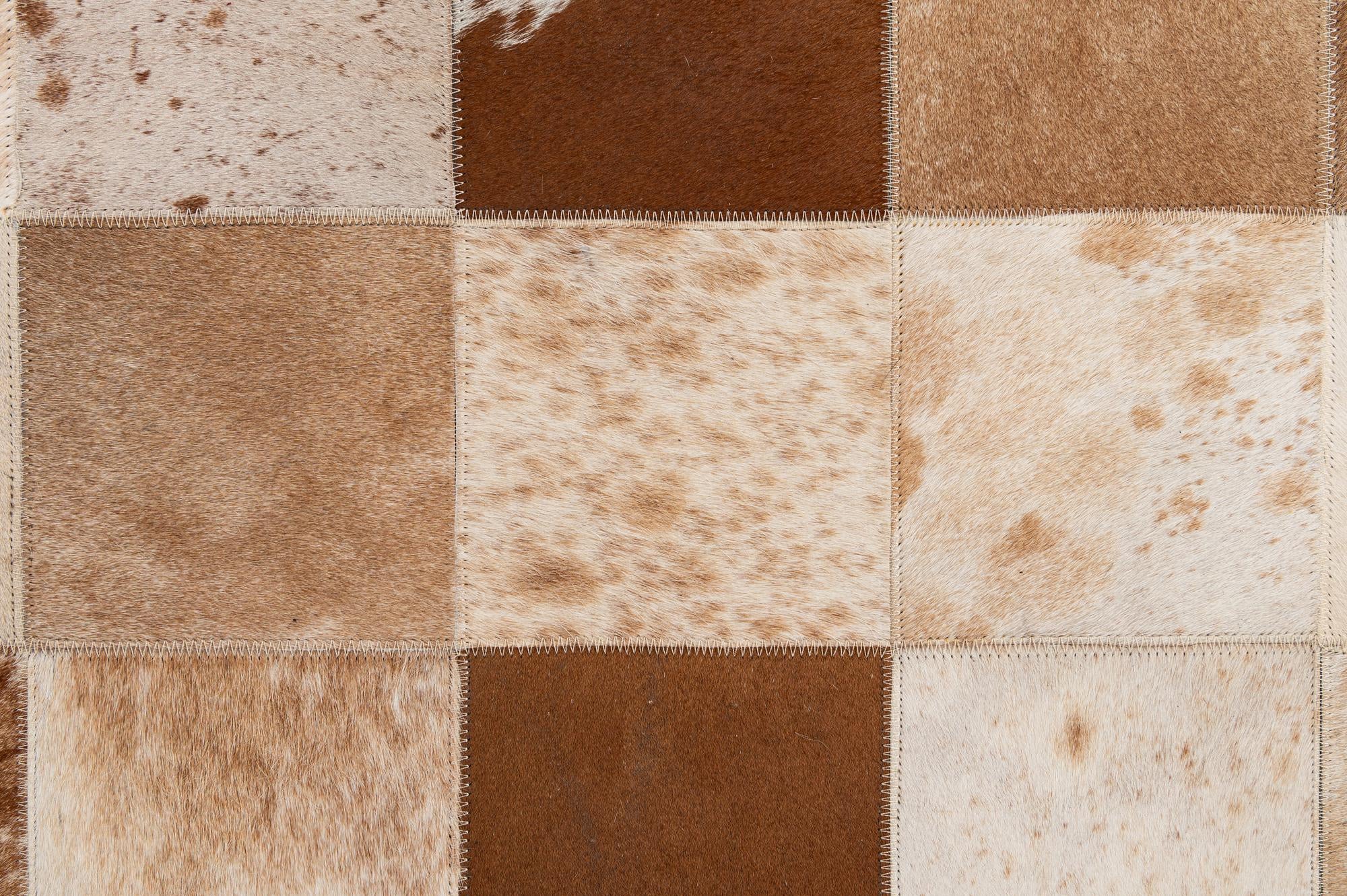 7' 11 x 9' 11 Cowhide - Patchwork Rug