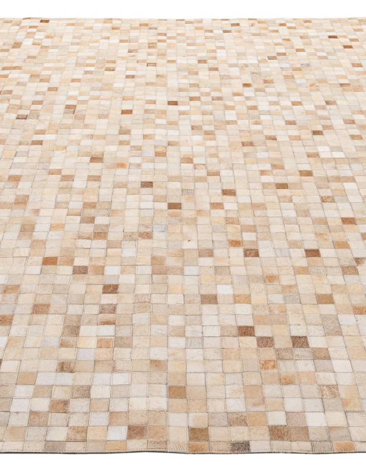 Detail image of 8' 2 x 10' Cowhide - Patchwork Rug