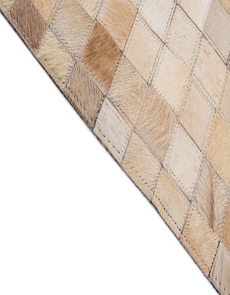 Detail image of 8' 2 x 10' Cowhide - Patchwork Rug