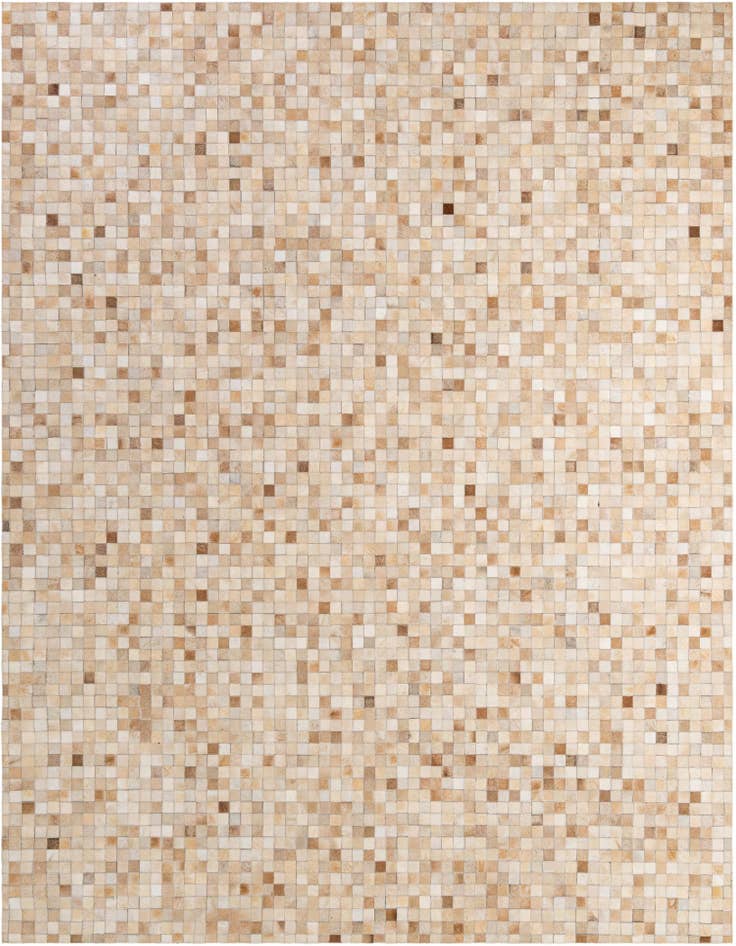 Detail image of 8' 2 x 10' Cowhide - Patchwork Rug