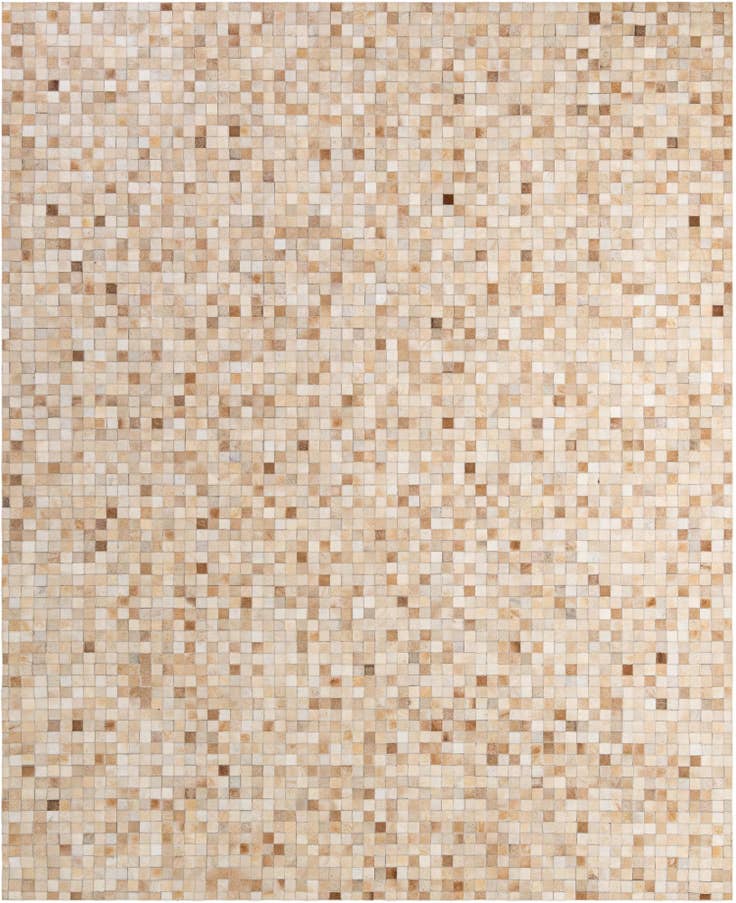 Detail image of 8' 2 x 10' Cowhide - Patchwork Rug