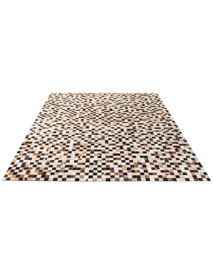 8' 2 x 9' 11 Cowhide - Patchwork Rug