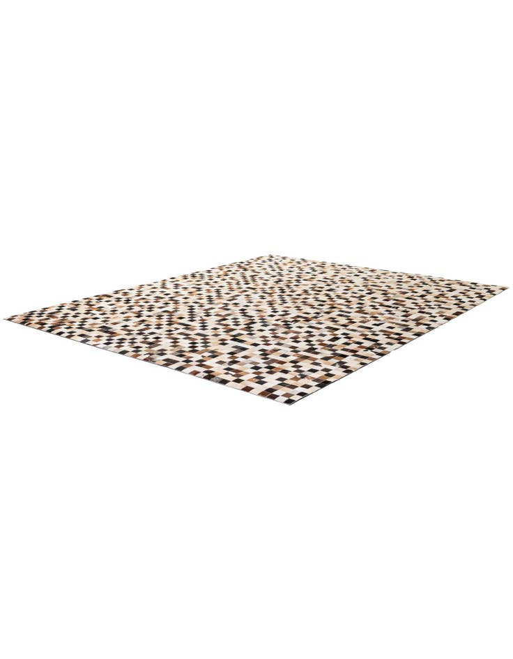 Detail image of 8' 2 x 9' 11 Cowhide - Patchwork Rug