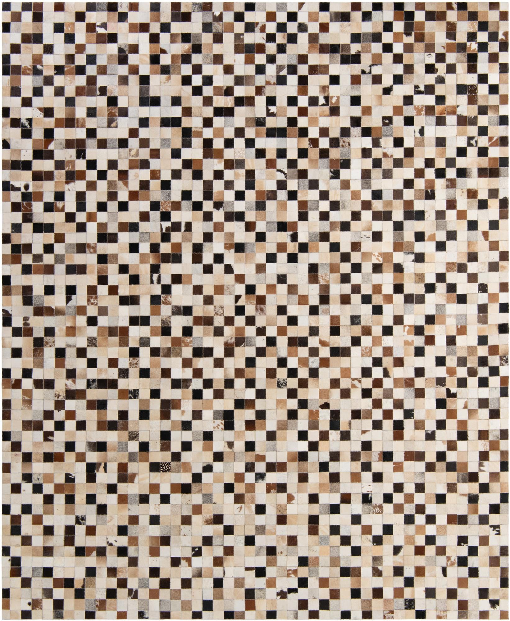 8' 2 x 9' 11 Cowhide - Patchwork Rug