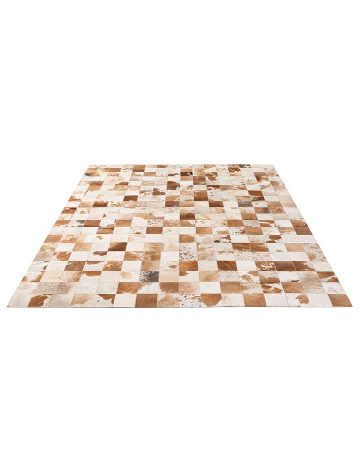 8' 1 x 9' 11 Cowhide - Patchwork Rug