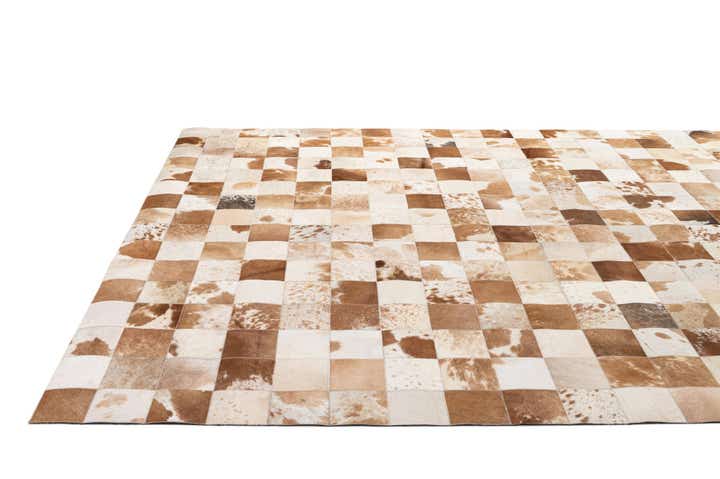 8' 1 x 9' 11 Cowhide - Patchwork Rug