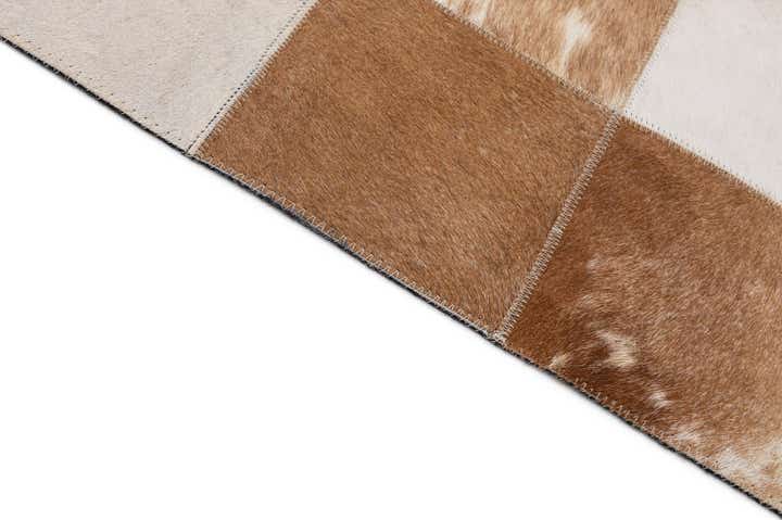8' 1 x 9' 11 Cowhide - Patchwork Rug