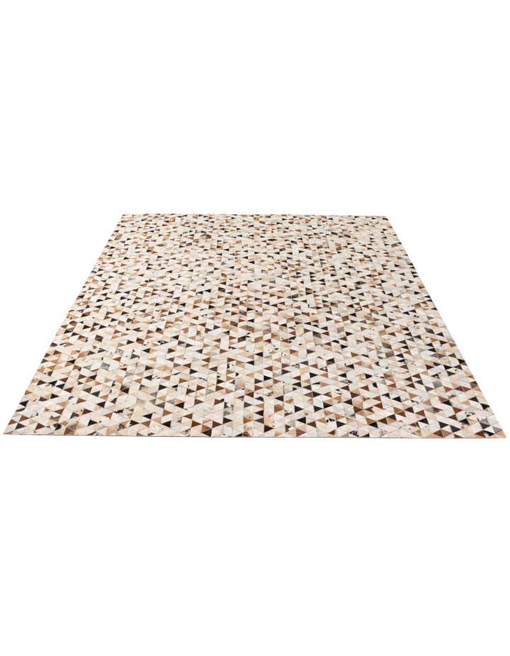 7' 10 x 9' 10 Cowhide - Patchwork Rug