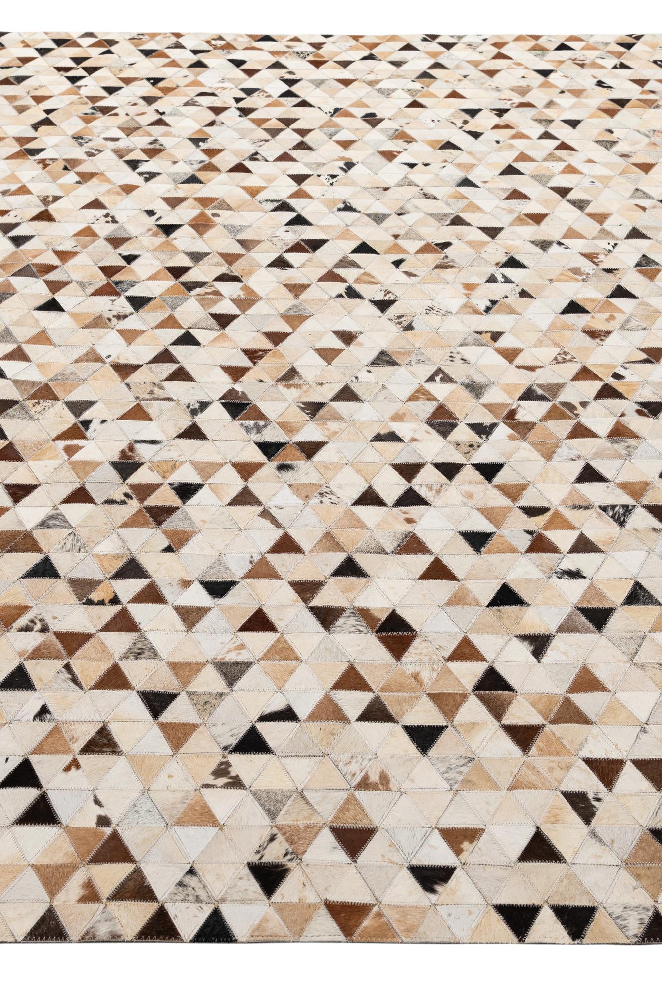 7' 10 x 9' 10 Cowhide - Patchwork Rug