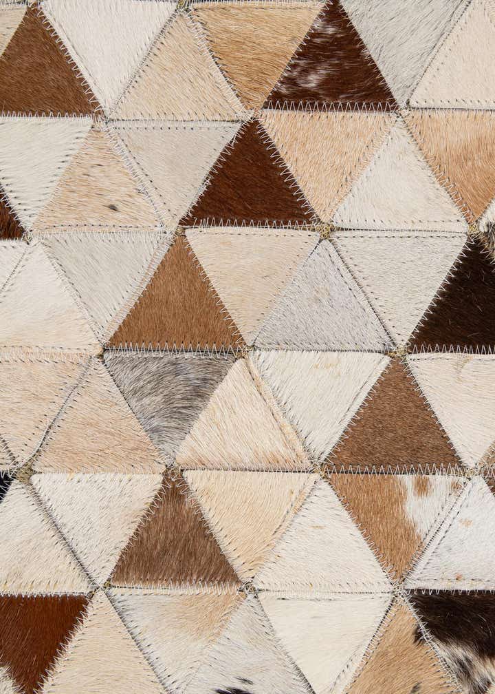 7' 10 x 9' 10 Cowhide - Patchwork Rug