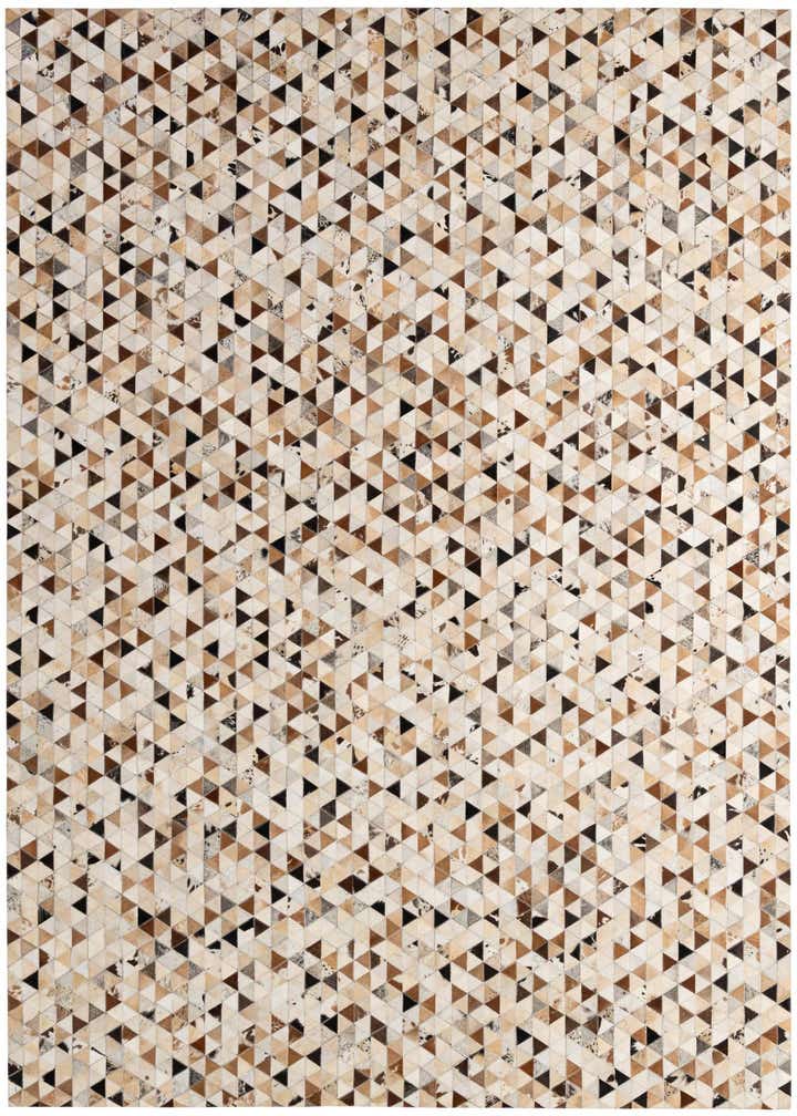 7' 10 x 9' 10 Cowhide - Patchwork Rug