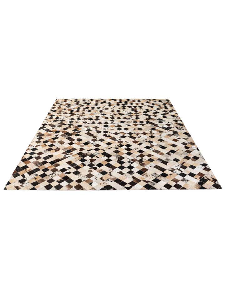8' x 9' 11 Cowhide - Patchwork Rug