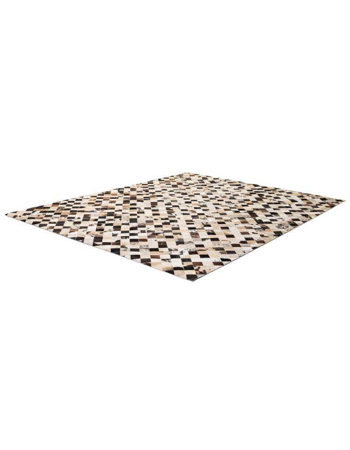 8' x 9' 11 Cowhide - Patchwork Rug
