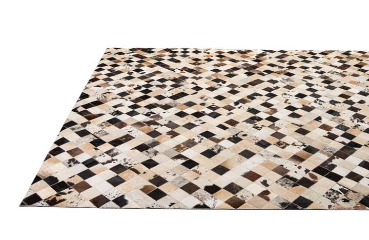 8' x 9' 11 Cowhide - Patchwork Rug