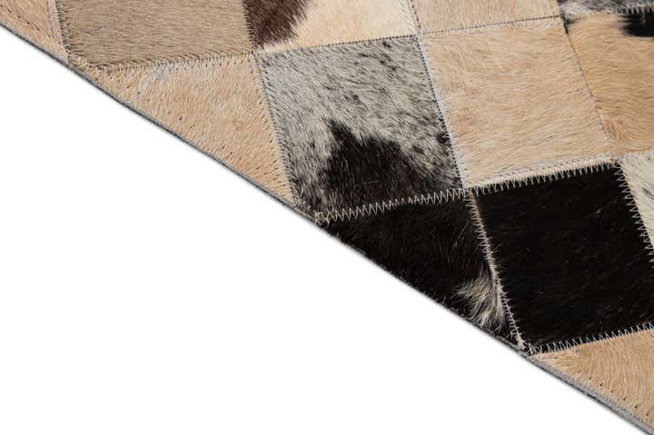 8' x 9' 11 Cowhide - Patchwork Rug