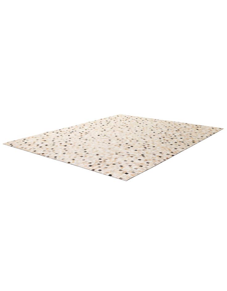 Detail image of 8' 1 x 9' 11 Cowhide - Patchwork Rug
