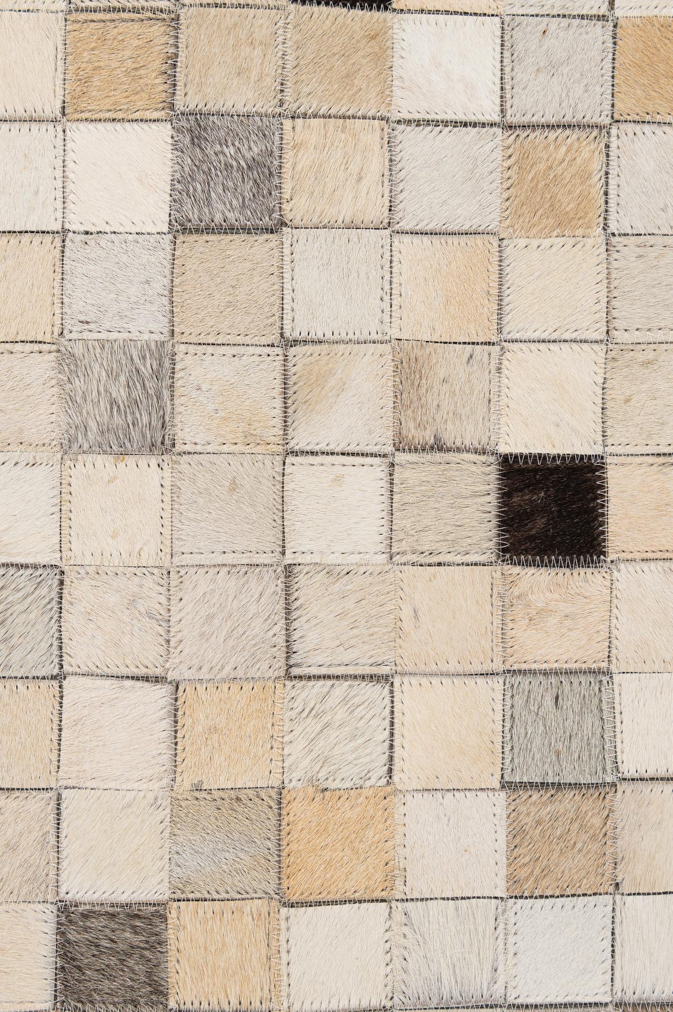 8' 1 x 9' 11 Cowhide - Patchwork Rug