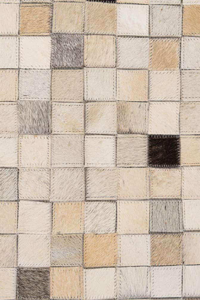 8' 1 x 9' 11 Cowhide - Patchwork Rug