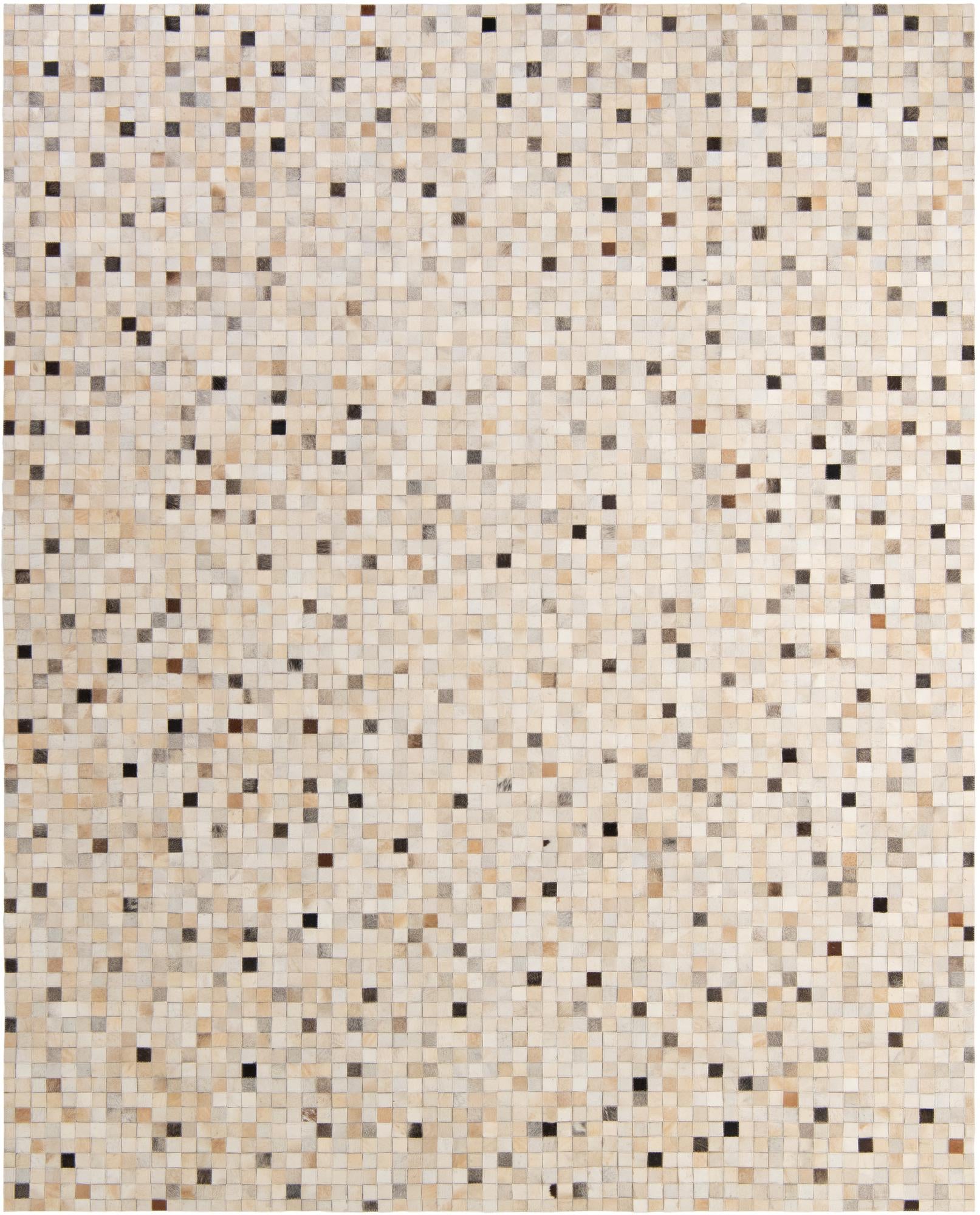 8' 1 x 9' 11 Cowhide - Patchwork Rug
