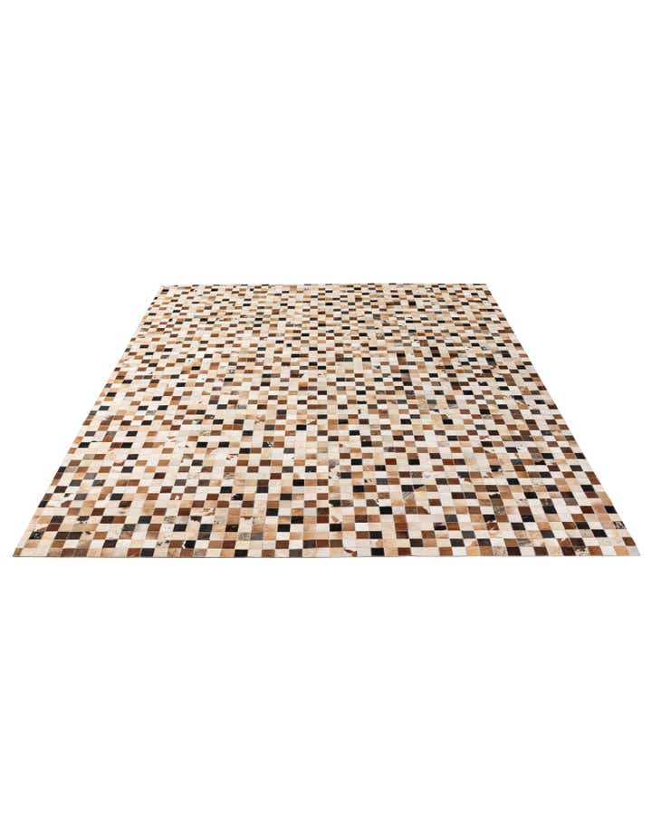7' 11 x 9' 11 Cowhide - Patchwork Rug
