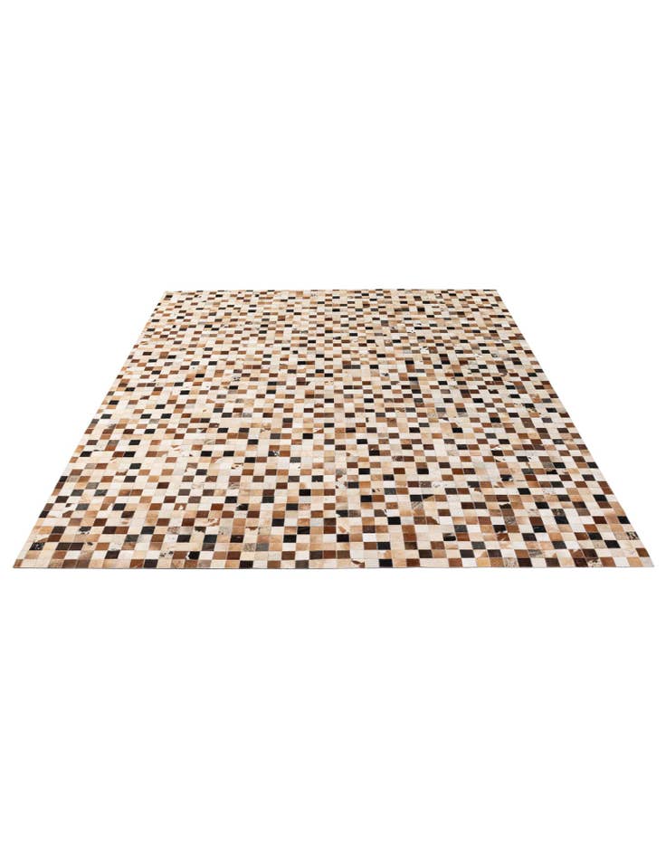 Detail image of 7' 11 x 9' 11 Cowhide - Patchwork Rug