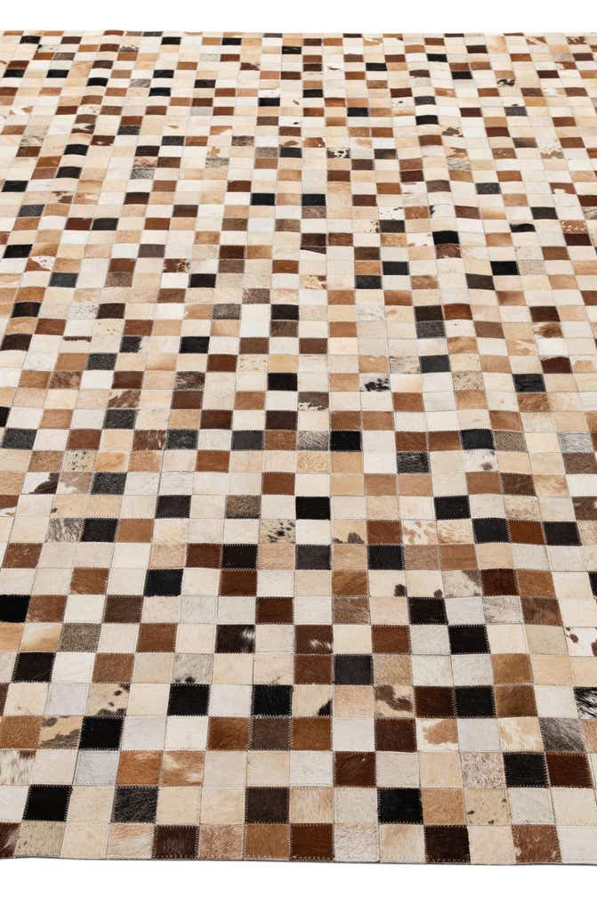 7' 11 x 9' 11 Cowhide - Patchwork Rug