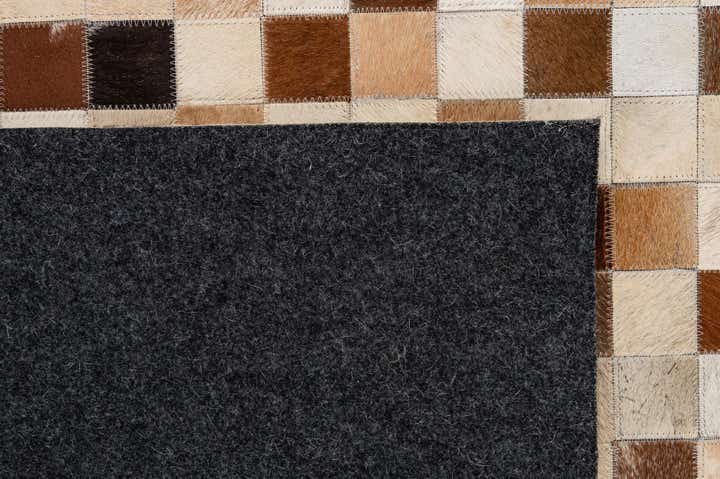 7' 11 x 9' 11 Cowhide - Patchwork Rug