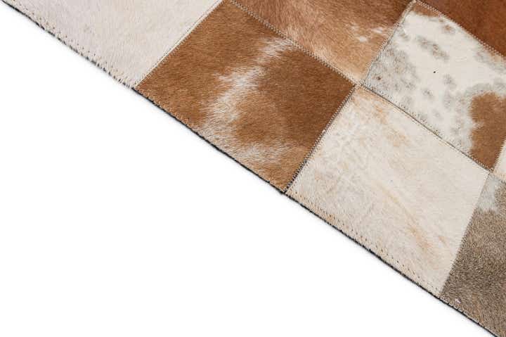8' 1 x 9' 11 Cowhide - Patchwork Rug