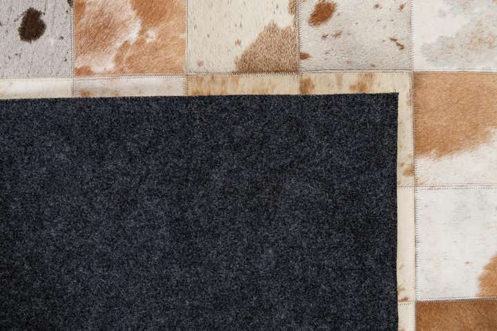 8' 1 x 9' 11 Cowhide - Patchwork Rug