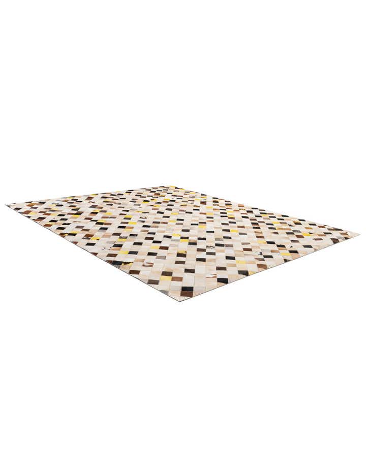 7' 11 x 9' 9 Cowhide - Patchwork Rug
