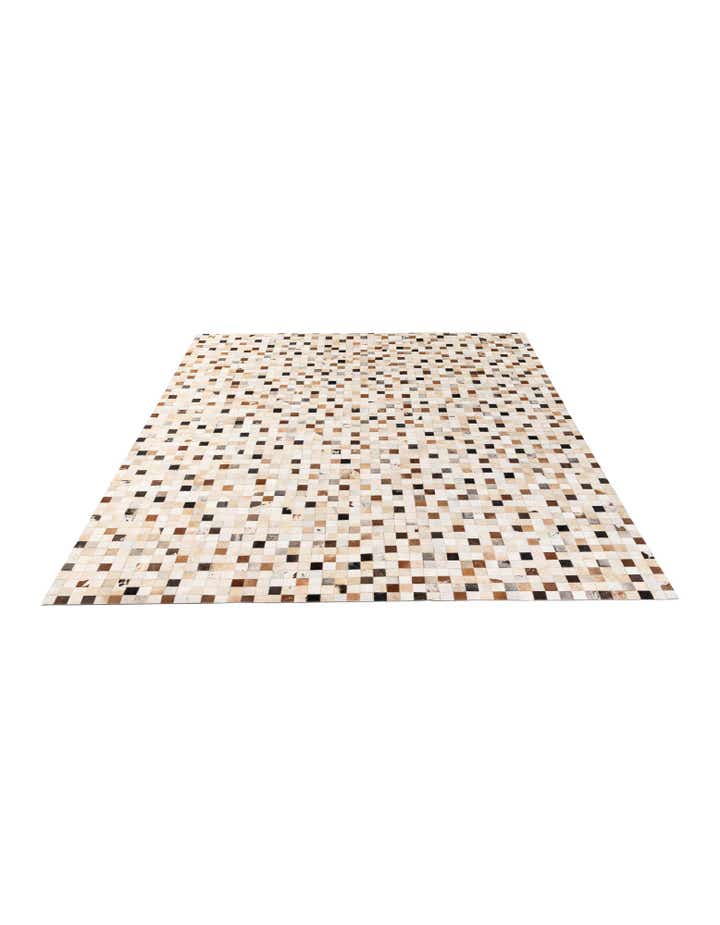 8' 1 x 9' 11 Cowhide - Patchwork Rug