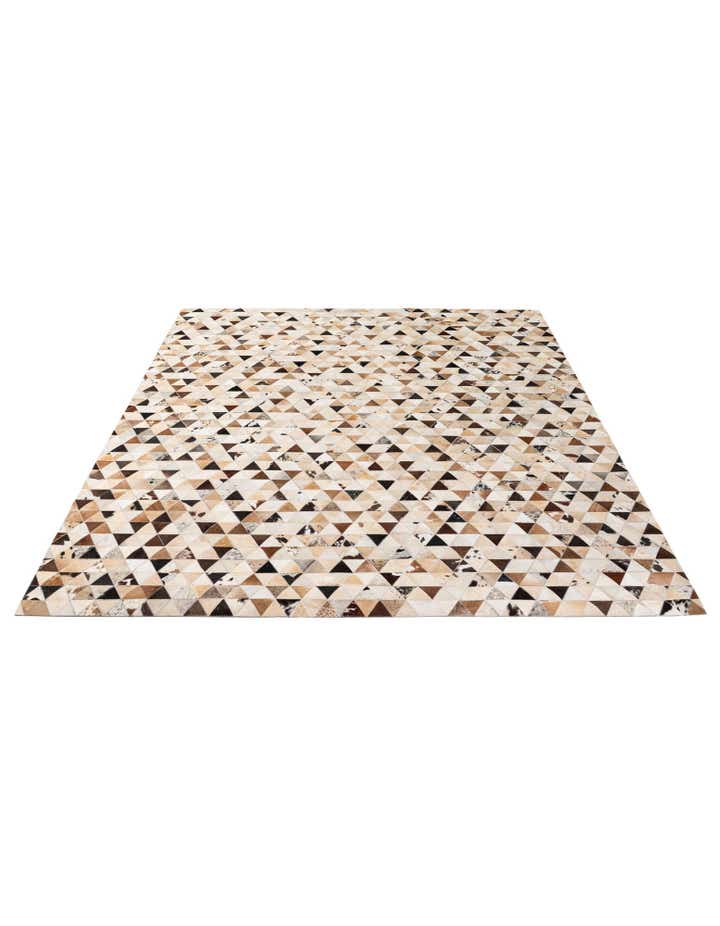 8' x 9' 10 Cowhide - Patchwork Rug