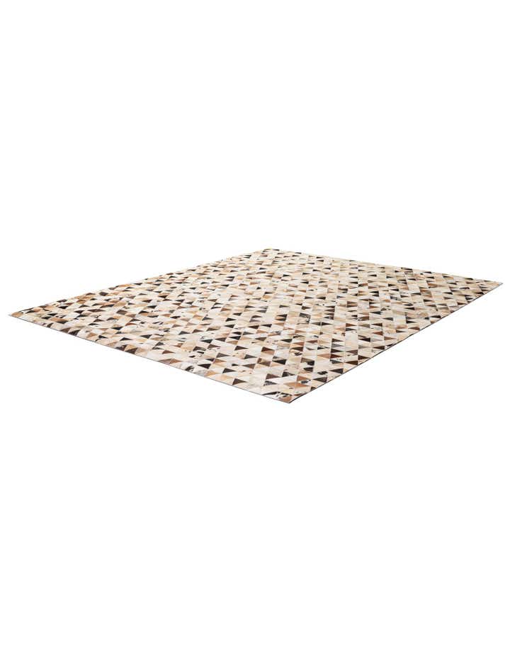 8' x 9' 10 Cowhide - Patchwork Rug