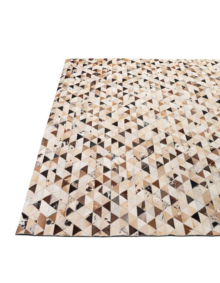 Detail image of 8' x 9' 10 Cowhide - Patchwork Rug