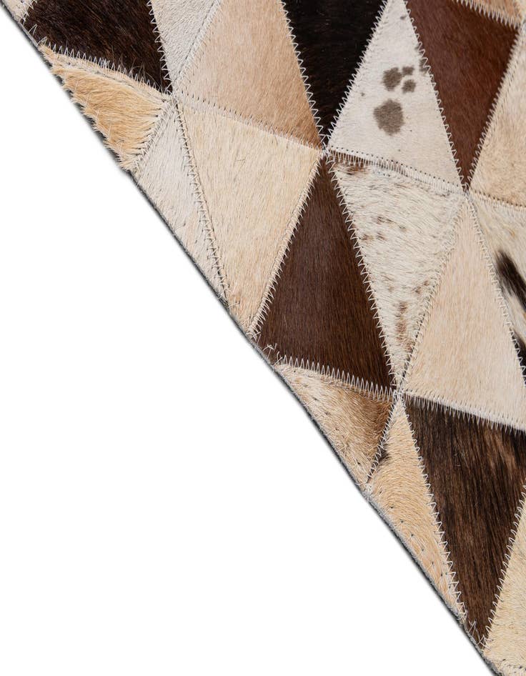 Detail image of 8' x 9' 10 Cowhide - Patchwork Rug