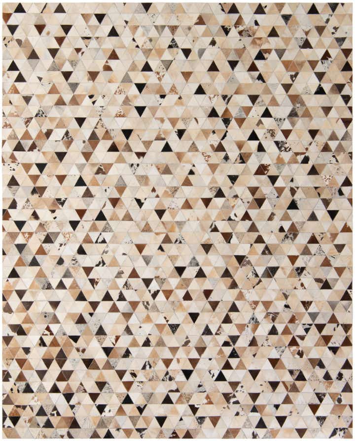8' x 9' 10 Cowhide - Patchwork Rug