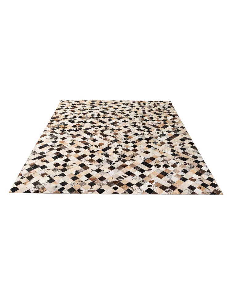 Detail image of 8' x 10' Cowhide - Patchwork Rug
